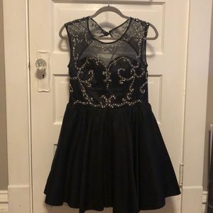 Black short prom dress (ModCloth - ChiChi London)
